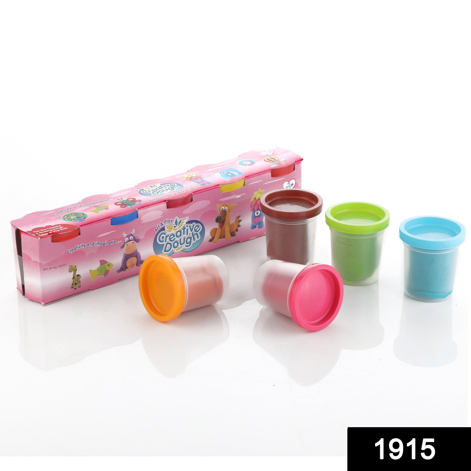 Non-Toxic Dough Clay – 5 Vibrant Colors for Kids | Aditi