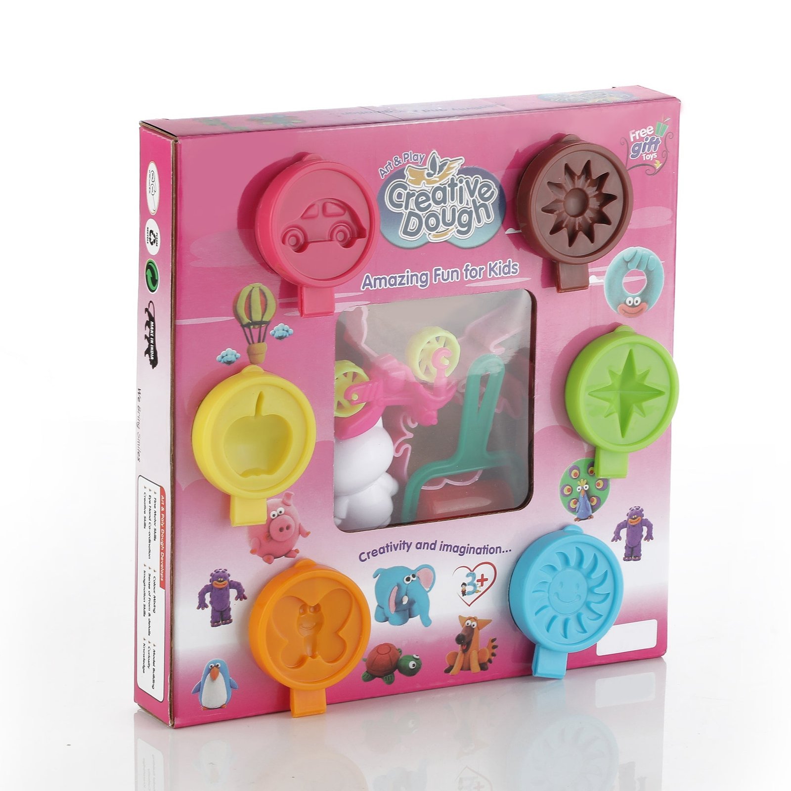 Non-Toxic Playdough – Vibrant 5-Color, 6 Pc Set | Aditi