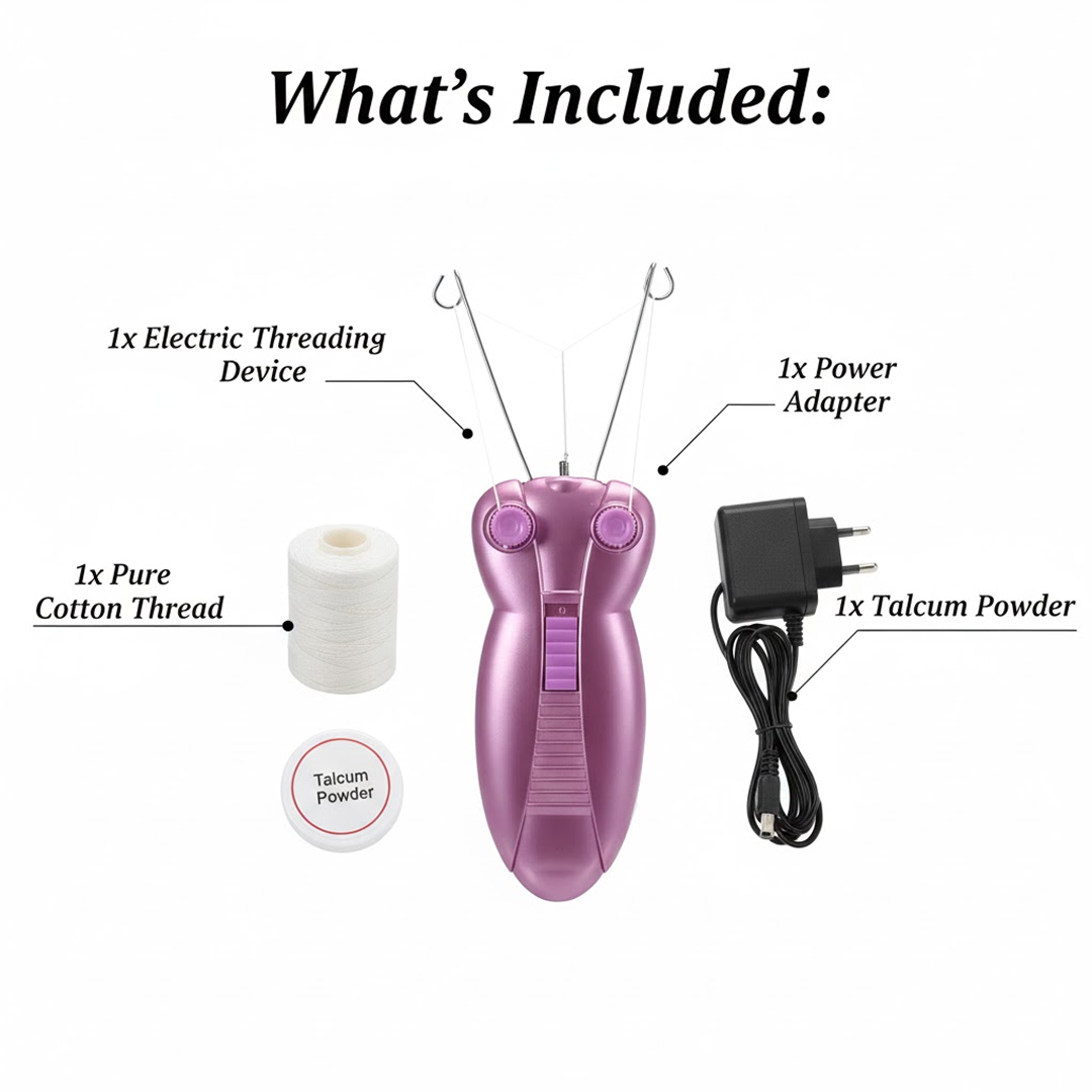 19177 Electric Facial Hair Remover – Gentle & Smooth Skin | Velvet Wellness