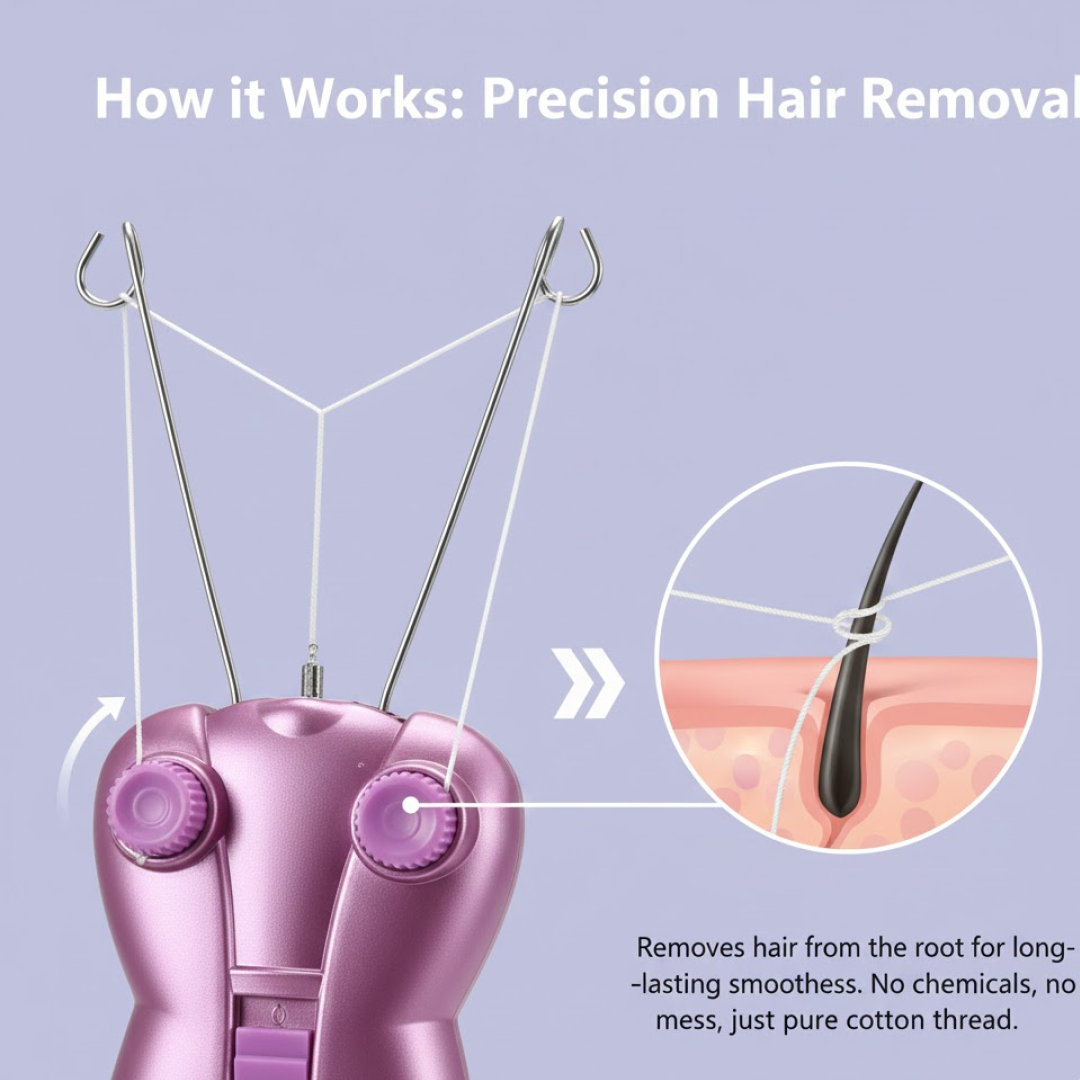 19180 Electric Facial Hair Remover – Gentle & Smooth Skin | Velvet Wellness