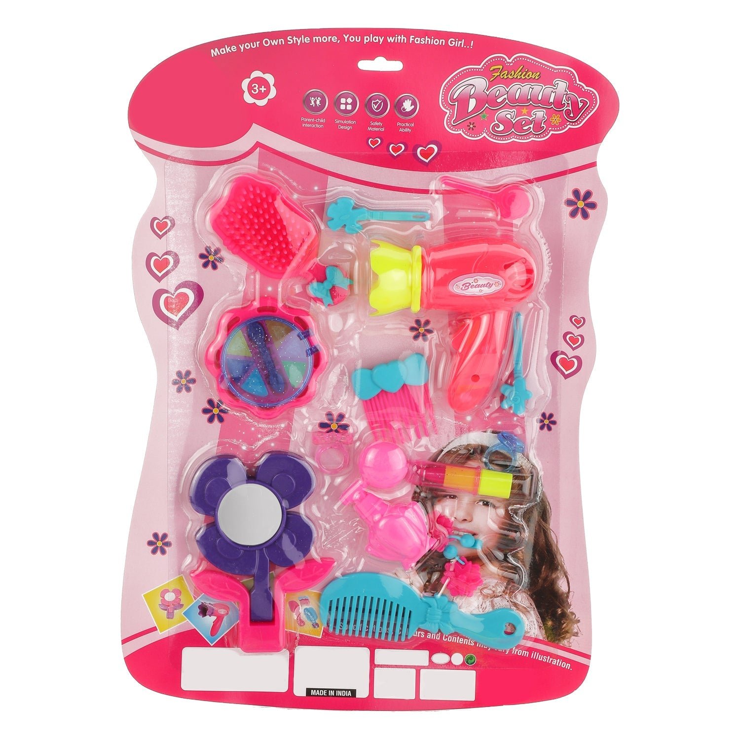 Kids Makeup Vanity Toy – Multicolour Pretend Play Beauty Suitcase | Aditi