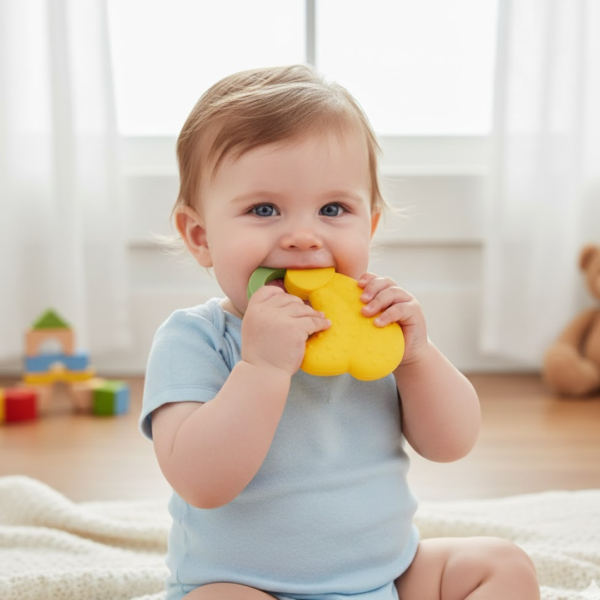 Baby Silicone Teether – Food Grade, Non-Toxic Relief | Little Learners