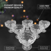 Glass Ice Cream Cups – Elegant Dessert Serving Set (6 Pcs) | Styleva