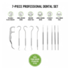 Stainless Steel Toothpick Set – 7-in-1 Portable Dental Kit | AuriGlam