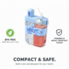 Kids Water Bottle with Dual Compartments – Straw & Strap | Own Hydrate