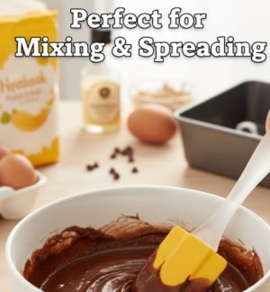 Silicone Cooking Spatula – 18 cm Heat Resistant | Bake & Dwell