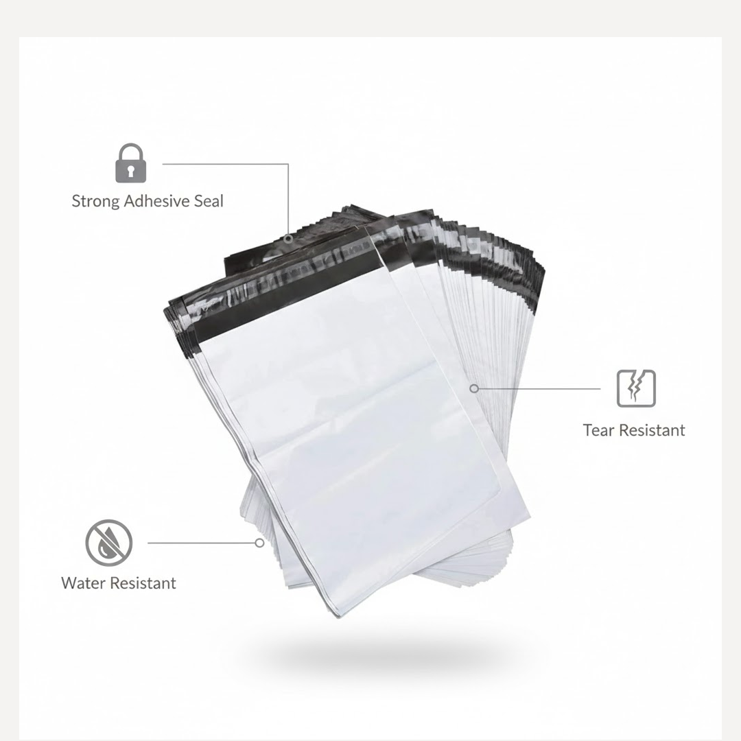 Tamper Proof Courier Bags 12x14 Inches – Secure Shipping | FERVENT