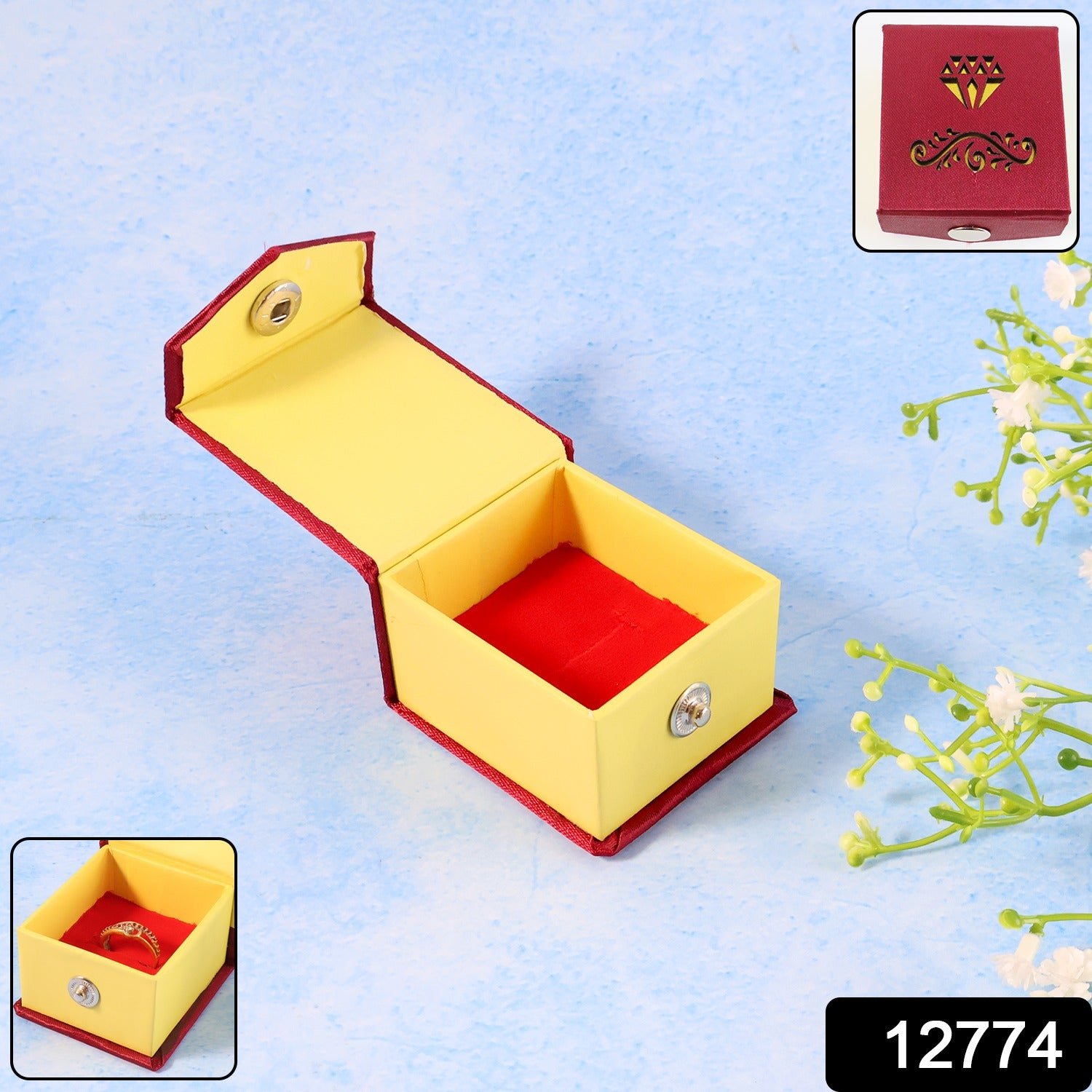Ring Gift Box – Premium Elegant Presentation with Velvet Cushion