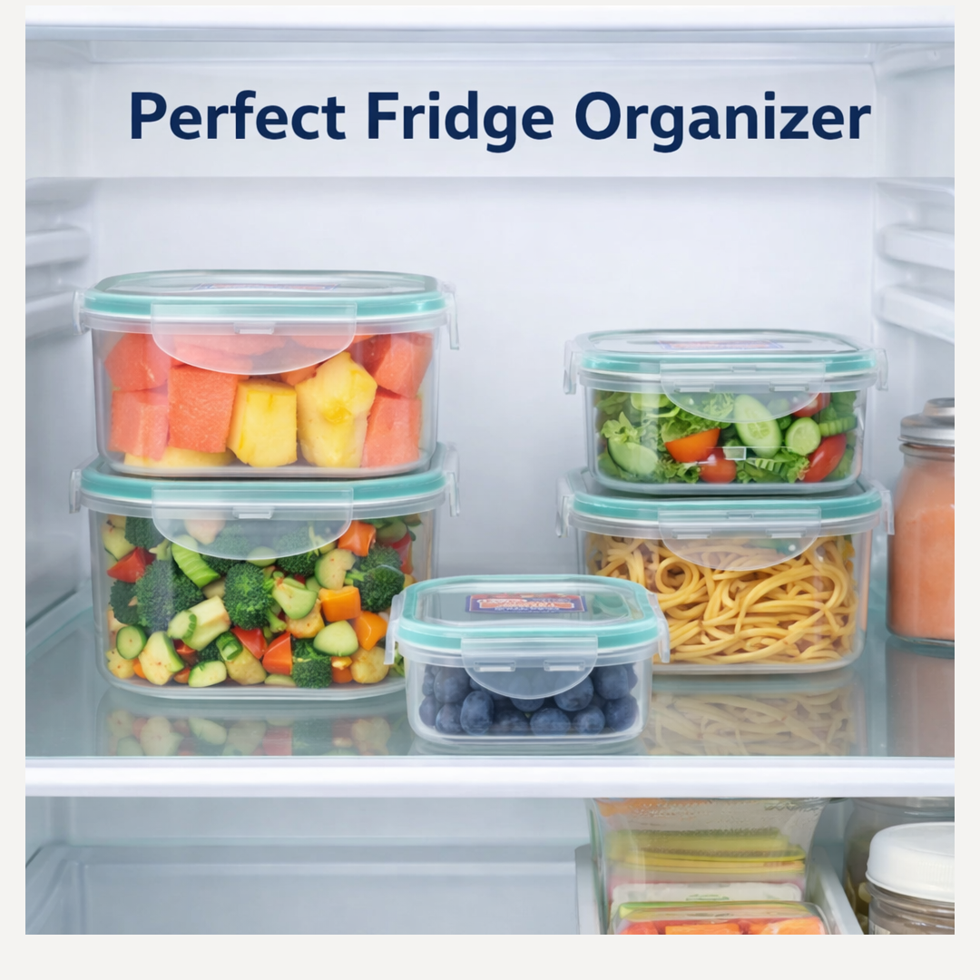 Kitchen Storage Containers – 5 Pc Airtight Set | Tidy Table