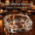 Crystal Glass Ashtray – Elegant Tabletop Decor | Organivo
