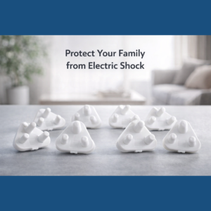 Baby Safety Socket Cover – Big Electric Plug Protector | Velvet Wheels