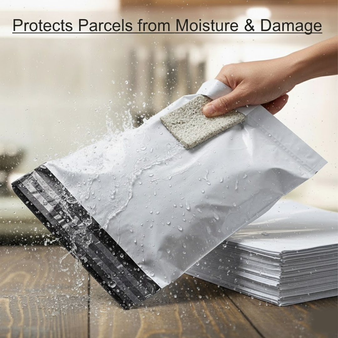 Tamper Proof Courier Bags – 14x16 Inch Pack of 100 | FERVENT