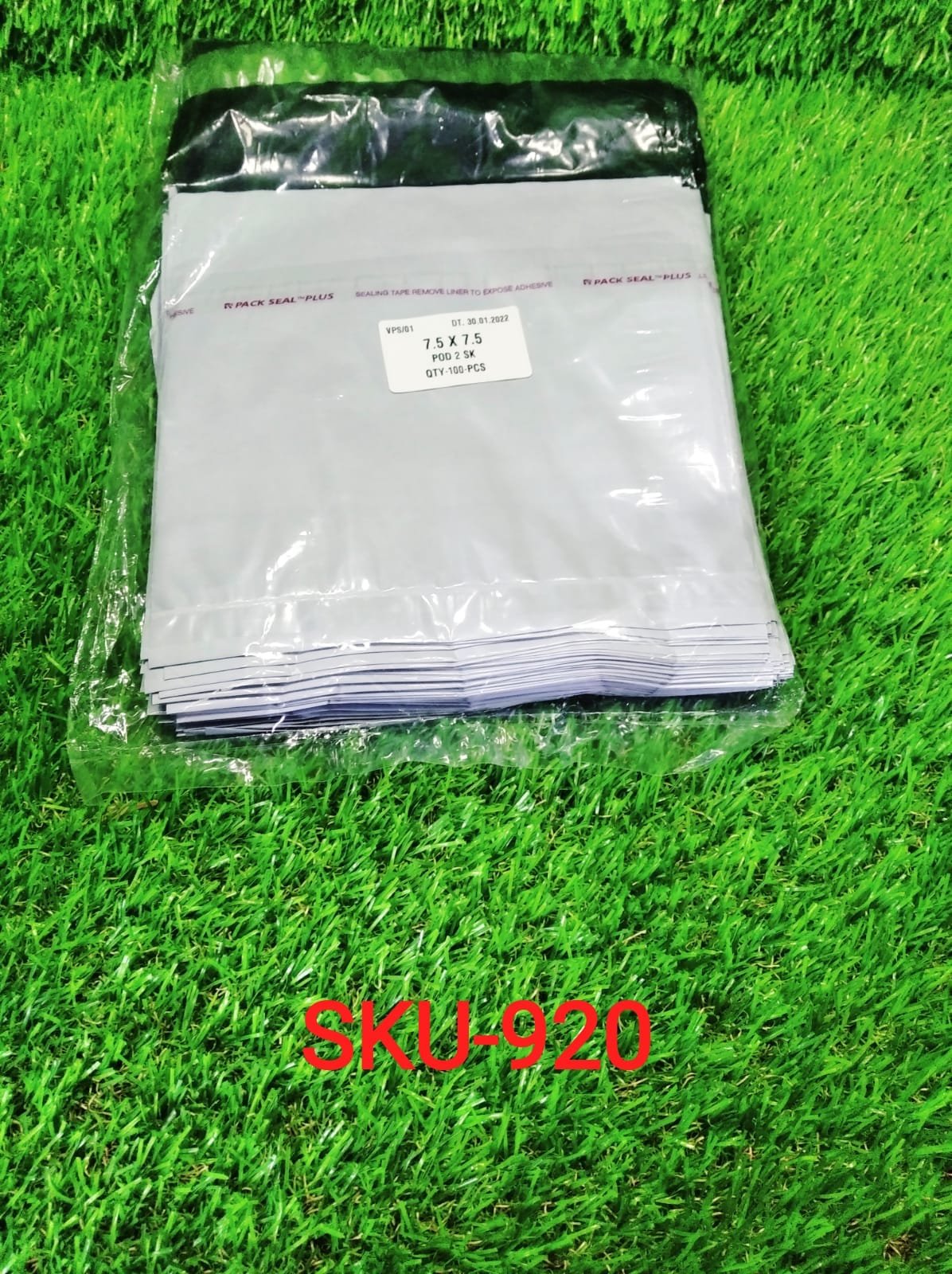 Tamper Proof Courier Bags 7.5x7.5 inch, Pack of 100 | FERVENT