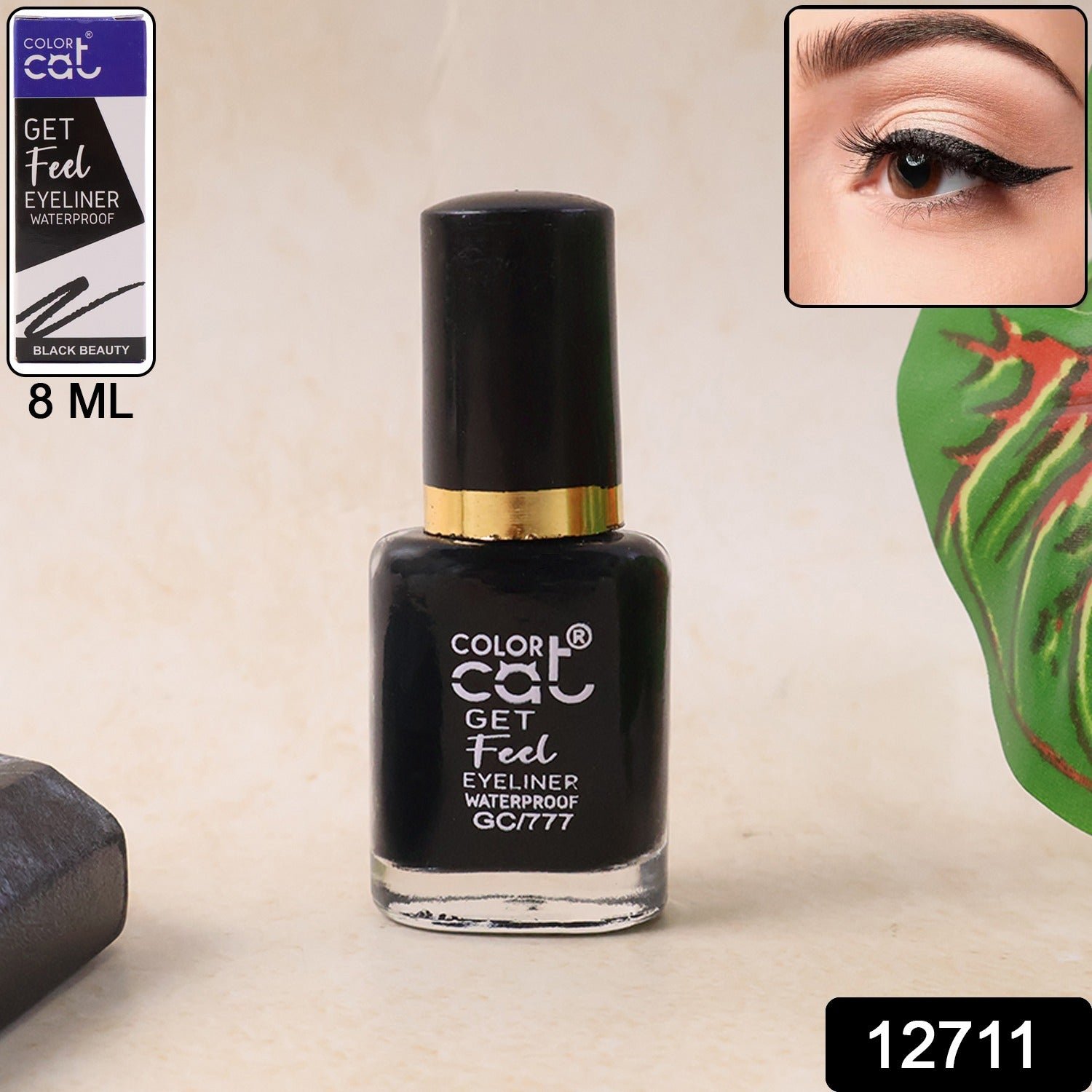 Waterproof Eyeliner – Ultra-Black, Long-Lasting Definition