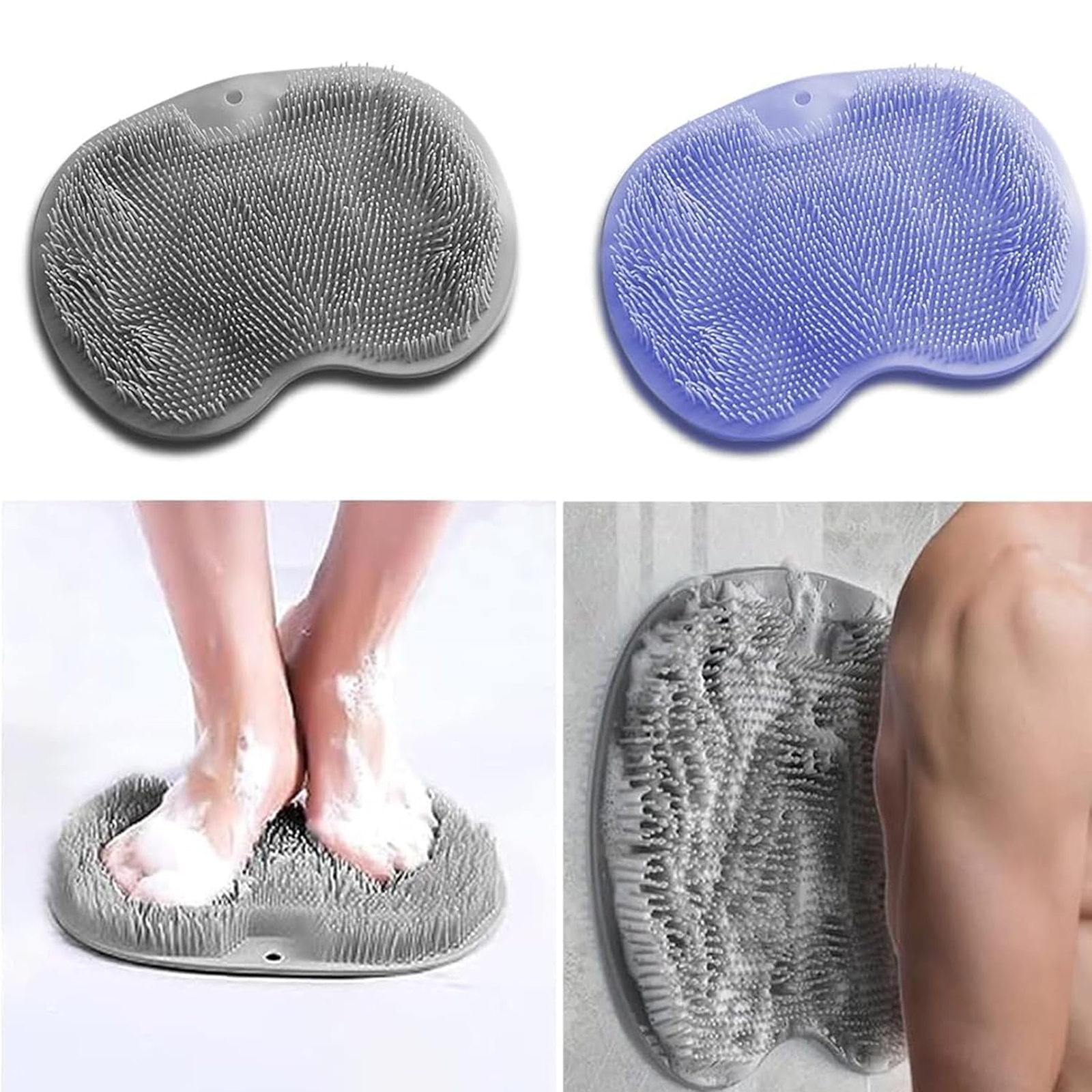 Silicone Bath Massage Cushion – Non-Slip Foot Scrubber & Exfoliator