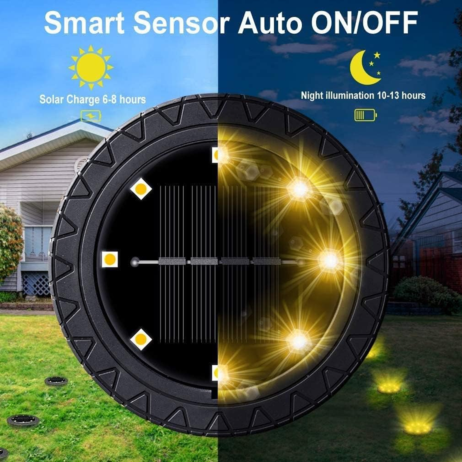 Solar Powered LED Garden Lights – Eco-Friendly Outdoor Pathway Lighting