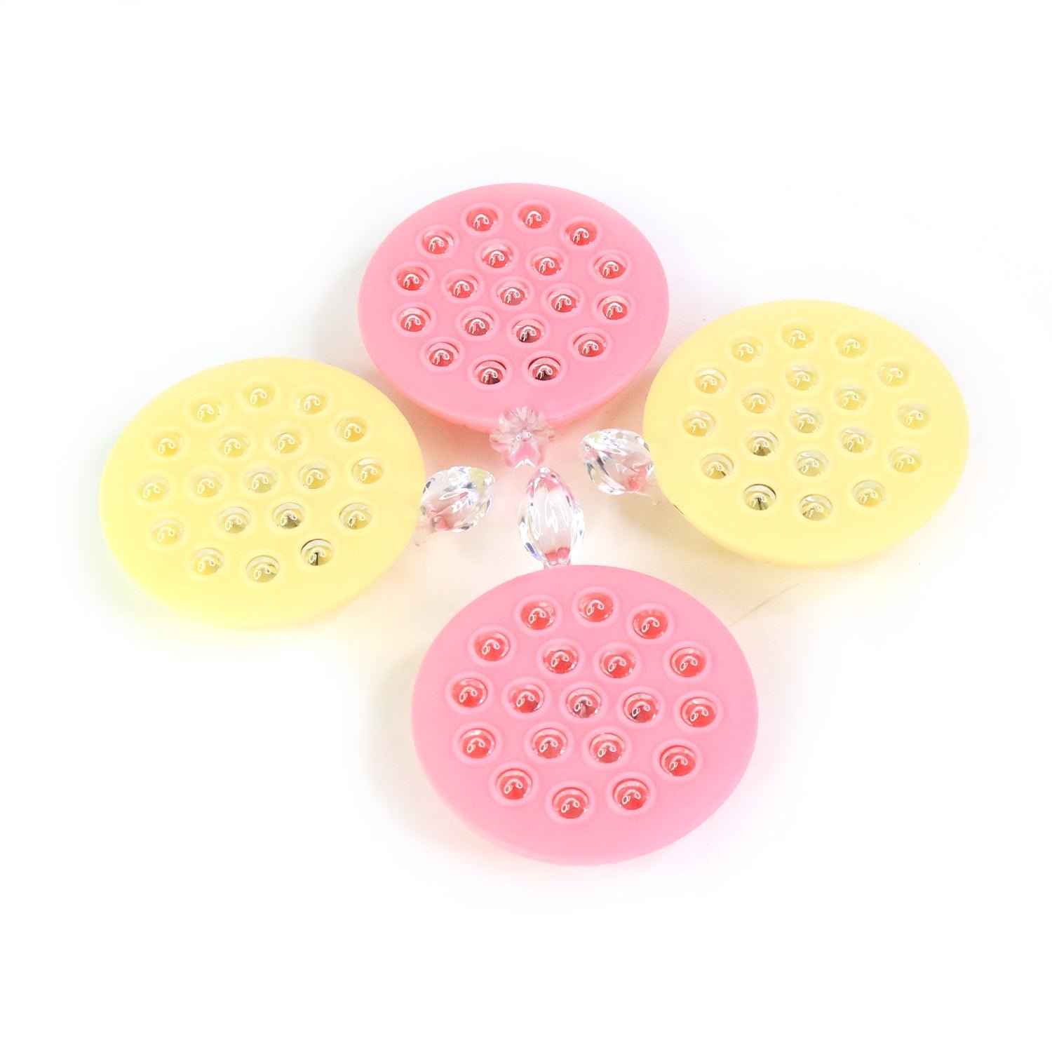 Lotus Canopy LED Decorative Lamps – Set of 4 Multicolor Lights