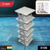 Foldable Shoe Rack 6-Layer – Space-Saving Organizer | Organivo