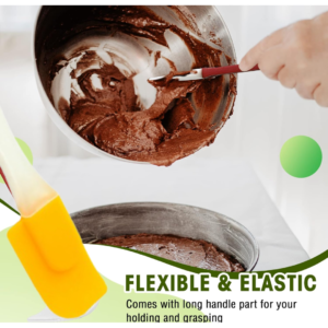Silicone Cooking Spatula – Heat Resistant 18 cm | Bake & Dwell