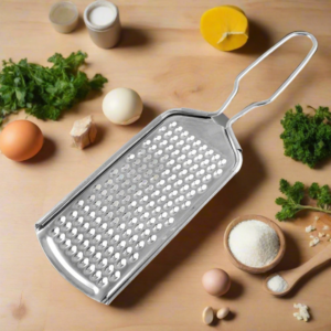 Stainless Steel Handheld Vegetable & Cheese Grater – Versatile & Durable