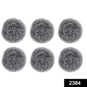 Stainless Steel Scrubber – Heavy-Duty Utensil Cleaning (6 Pack) | Velvet Wipe