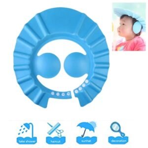 Baby Shower Cap – Adjustable & Soft for Tear-Free Bathing | Mini Bubbles