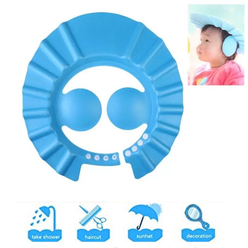 Baby Shower Cap – Adjustable & Soft for Tear-Free Bathing | Mini Bubbles