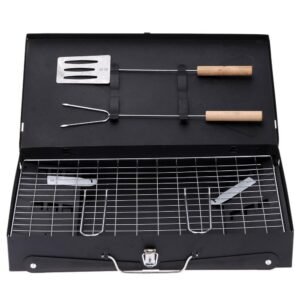 Portable Barbecue Grill – Stainless Steel Compact Briefcase | FirePot
