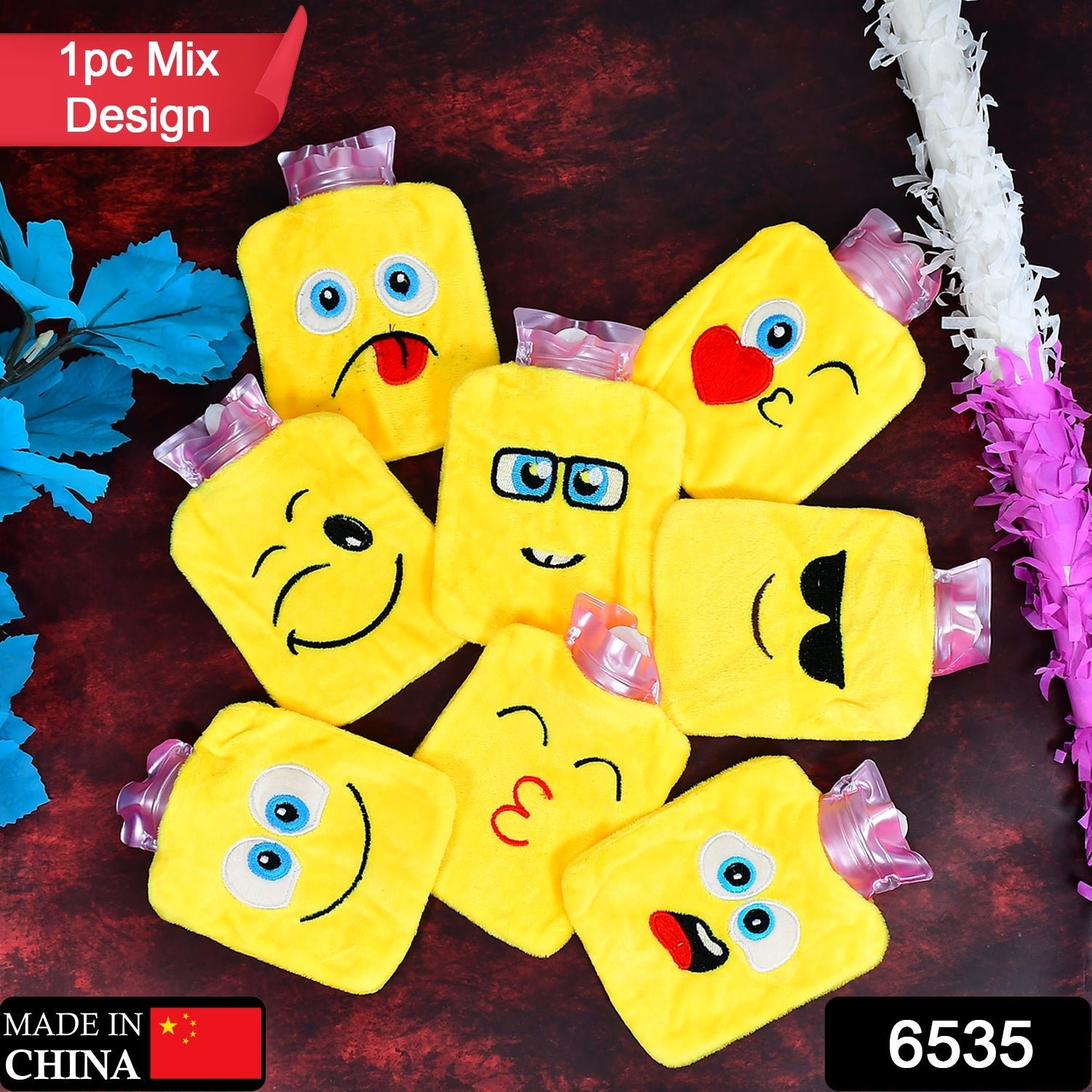 Emoji Hot Water Bag – Pain Relief & Winter Comfort | Velvet Wellness