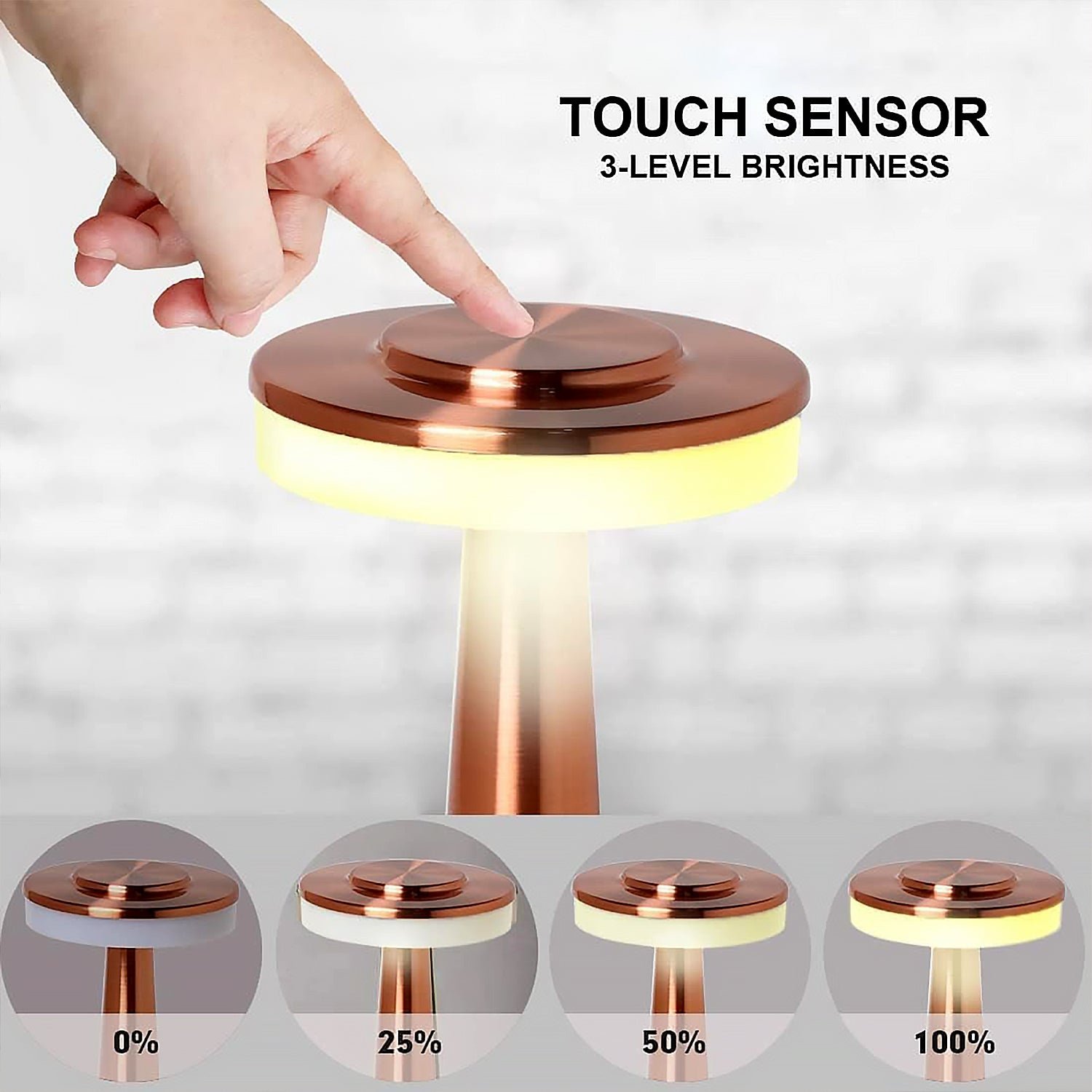LED Desk Lamp – Touch Control, Rechargeable & Dimmable | VoltDesk