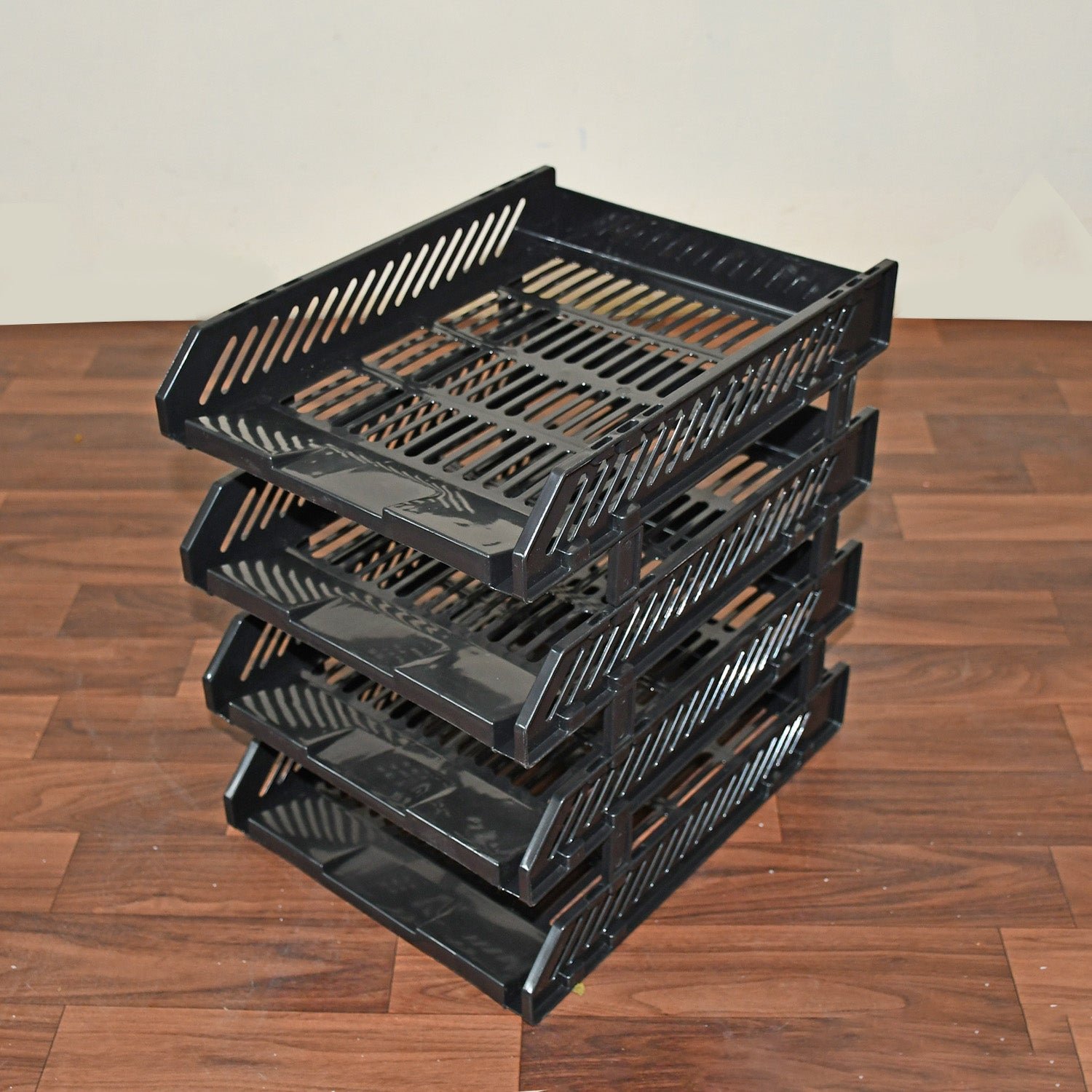 Office File Rack – 4-Layer Desktop Storage with Drawers | FiloDesk