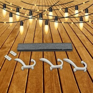 Wall Mounted Coat Rack – 6 Hooks for Entryway & Bedroom | GlimmerHome