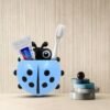 Ladybug Toothbrush Holder – Suction Hook Bathroom Organizer | BrushedUp