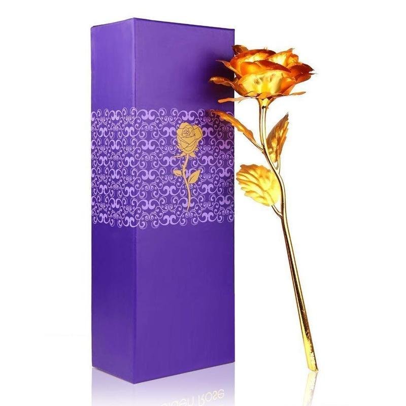 Artificial Golden Rose – 24K Plated Everlasting Gift | Styleva