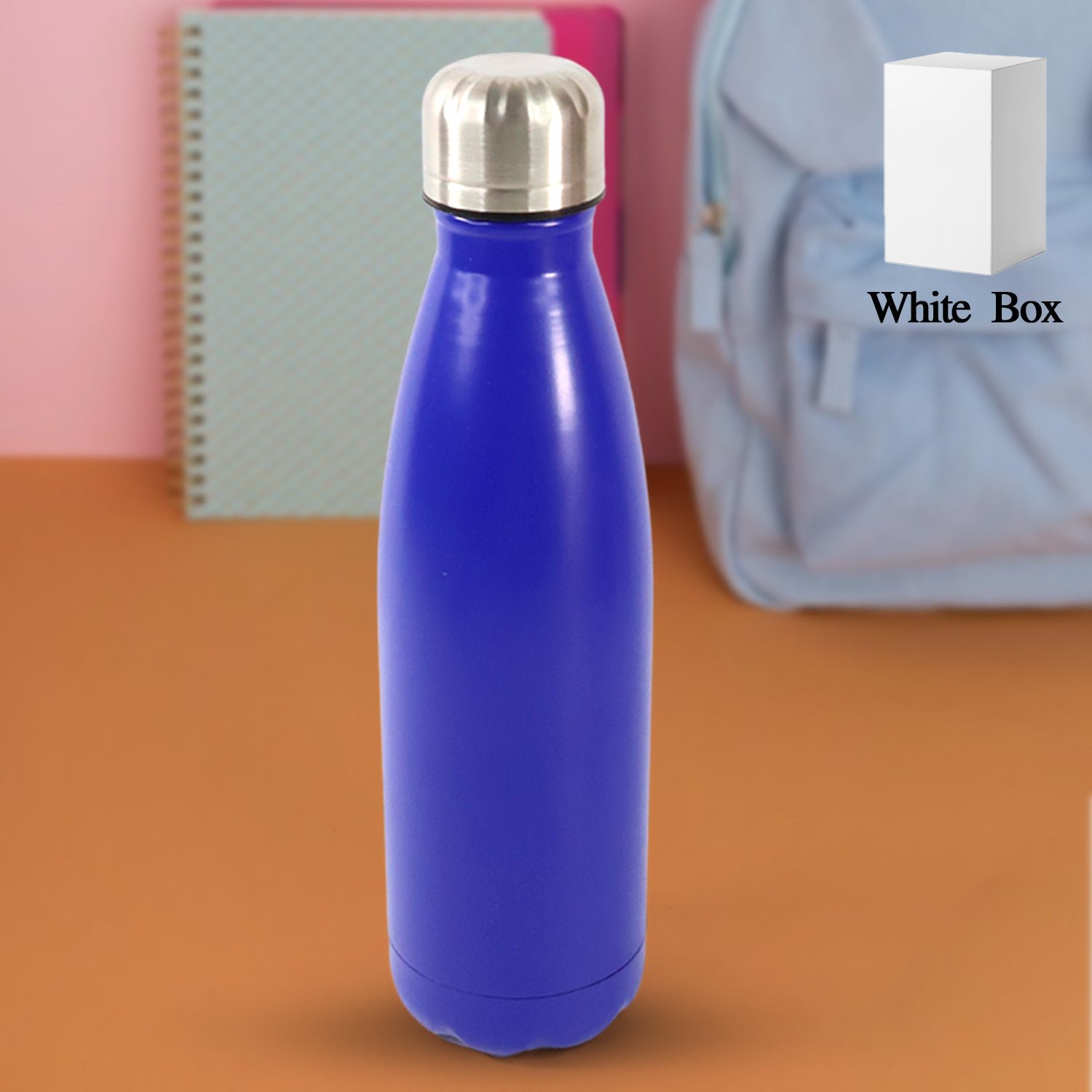 Stainless Steel Water Bottle 400ml – Lightweight Leak Proof Flask