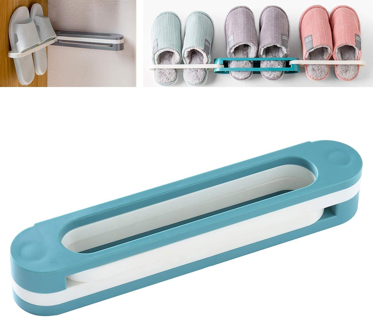 Folding Shoe Rack – Space-Saving Slipper Organizer | FreshAura Homeware