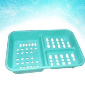 Self-Draining Soap Dish – 3-in-1 Plastic Holder | VelvetBubbles