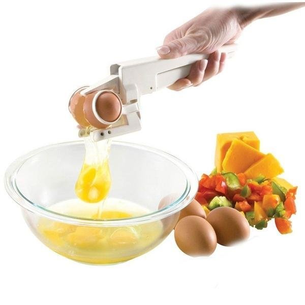 Egg Cracker with Separator – Mess-Free Handheld Tool | Indo Glow