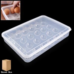 1_b3b5d8f9-9fb0-4da5-9f3b-5575e9dce245 Plastic Egg Storage Container – Clear 24-Grid Fridge Organizer