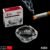 Crystal Glass Ashtray – Elegant Tabletop Decor | Organivo