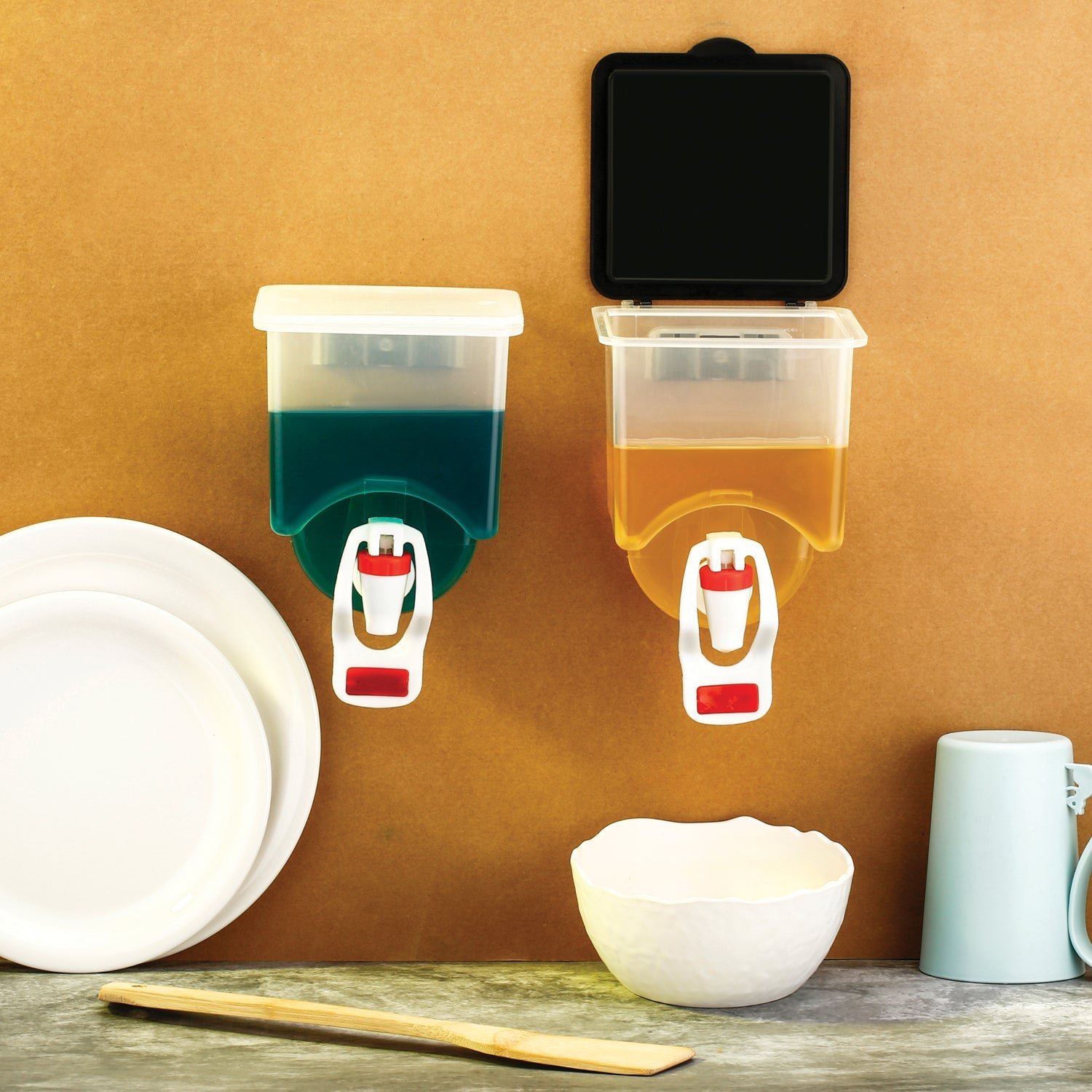 Wall Mounted Oil Dispenser – 1100ml No-Drip | Own Hydrate