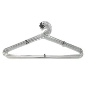 Stainless Steel Cloth Hanger (Set of 12) – Durable & Non-Slip | FreshAura Homeware