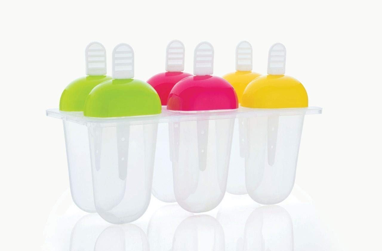 Kulfi Molds – Multicolor Polypropylene 6 Pcs | Bake & Dwell