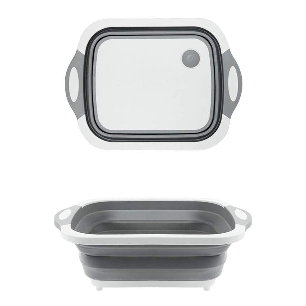 Foldable Chopping Board – 3-in-1 Dish Rack & Washing Bowl | Indo Glow
