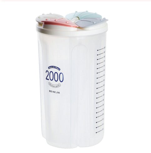 4 Section Kitchen Storage Jar – Airtight Food Container | Organivo