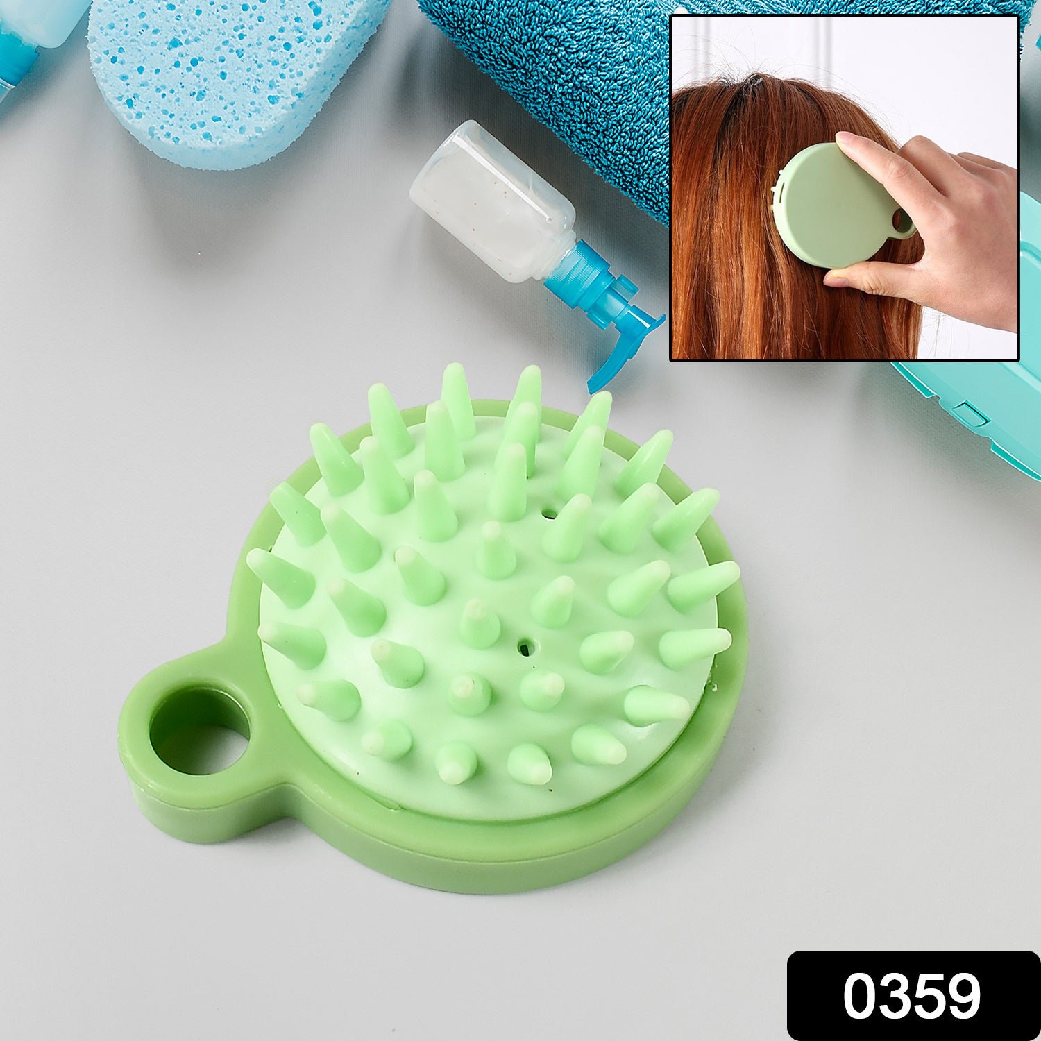 Scalp Massage Comb – Relaxing Shampoo Experience | VelvaBloom
