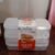 Plastic Lunch Box Set – 3-Piece Square Storage | Konvex