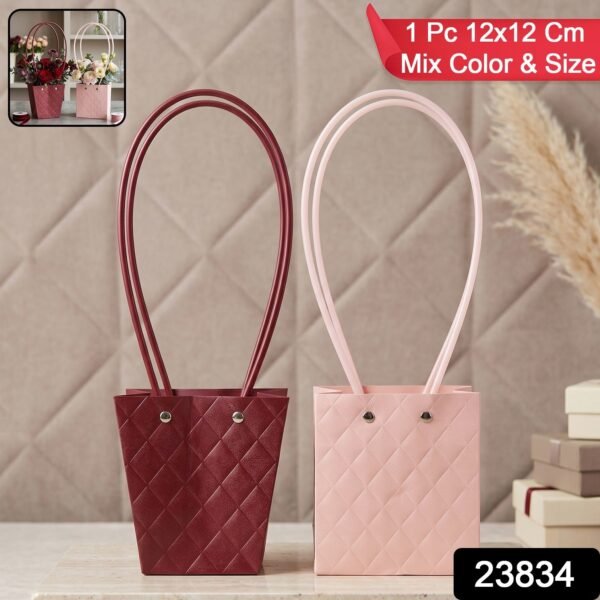 Foldable Flower Packaging Bag – Elegant & Water-Resistant Design