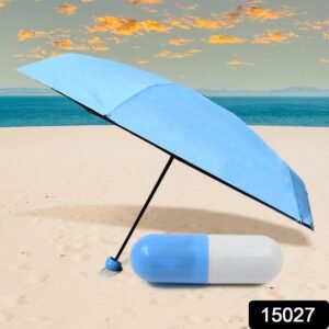5-Fold Umbrella – Compact & Windproof with Capsule Case | DrizzlePro