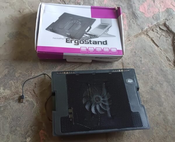 Laptop Cooling Pad – Adjustable Stand, Dual Fan | Indo Glow